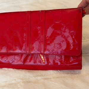 HELLO KITTY Liungefly Red envelope style clutch. Great condition.